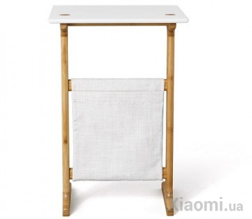 Столик Zen`s Bamboo Multifunctional Sofa Table White